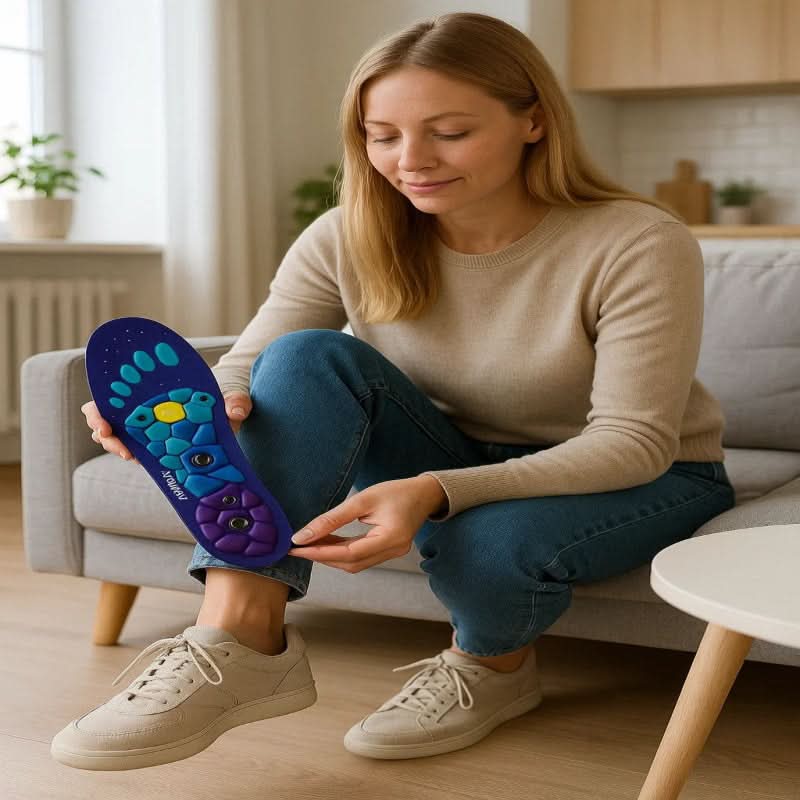 POLARITYPATH – Plantillas magnéticas de acupresión para un soporte equilibrado