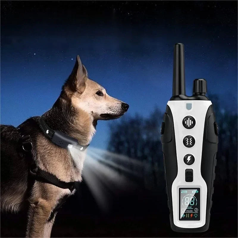 Collar de Entrenamiento Remoto para Perros AuroraPaw con Alcance de 3280 Ft