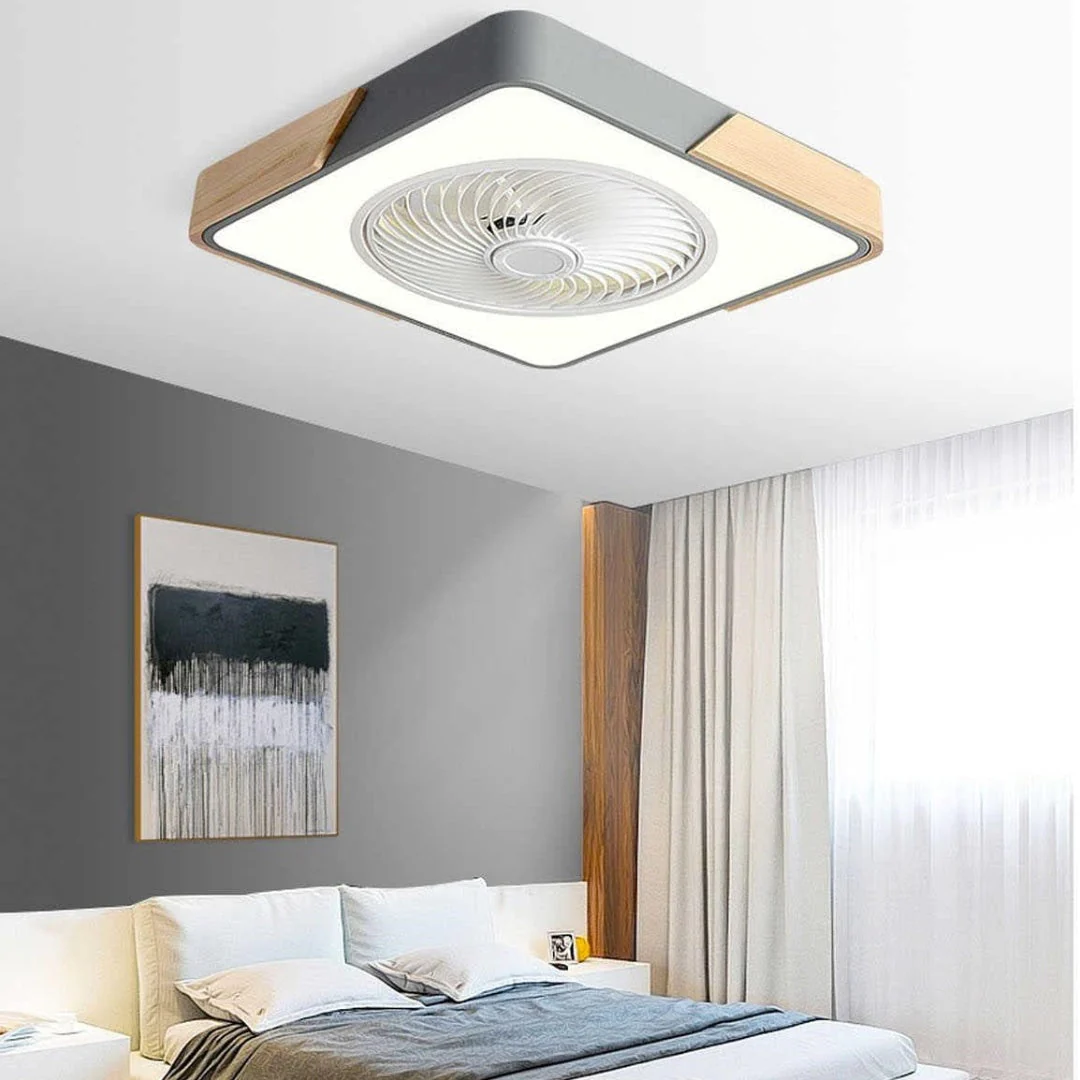 Ventilador de techo ArborLux Timber con luz LED de bajo consumo energético