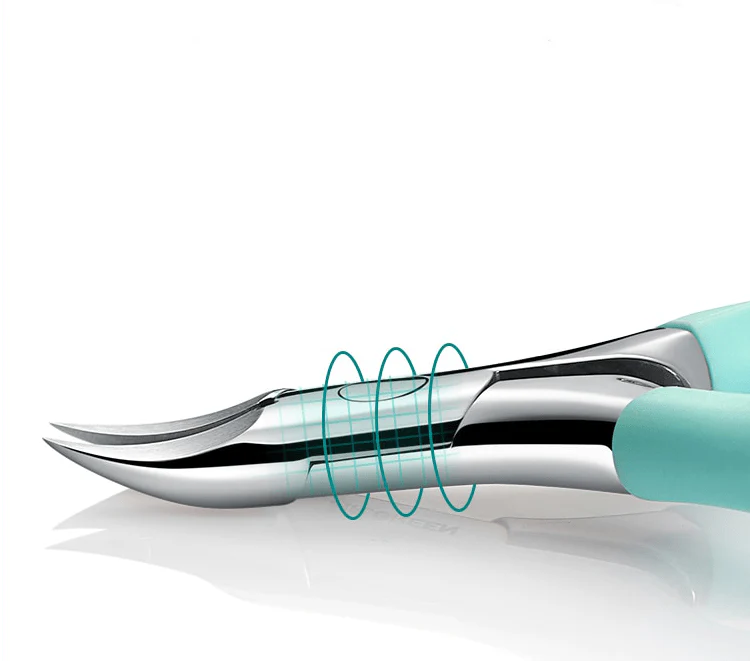 Cortauñas premium para uñas de los pies para personas mayores – Cortauñas ergonómico de acero inoxidable