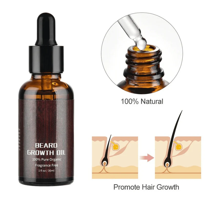 Bartboost – Kit para el crecimiento de la barba para una barba sana y fuerte