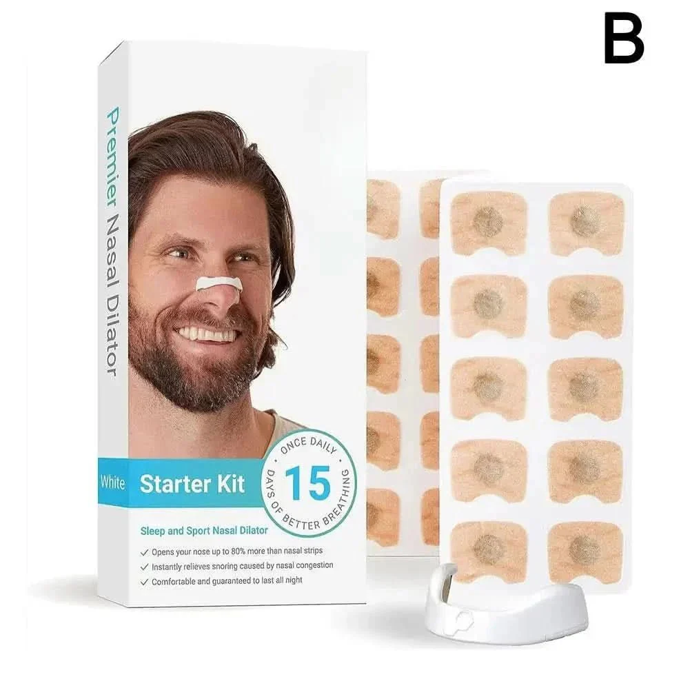 ClearBreath Tiras Nasales Magnéticas – Fáciles y Efectivas para Mejorar la Respiración al Dormir