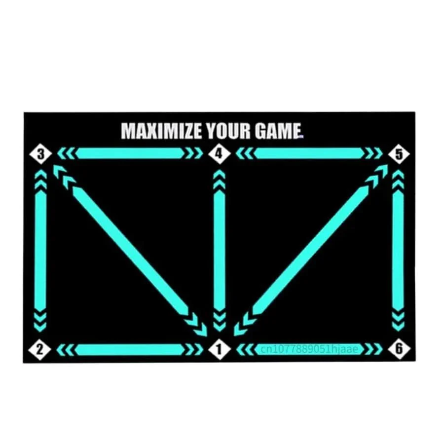 FootMaster Alfombra de entrenamiento de fútbol antideslizante – Perfecta para un entrenamiento efectivo en casa