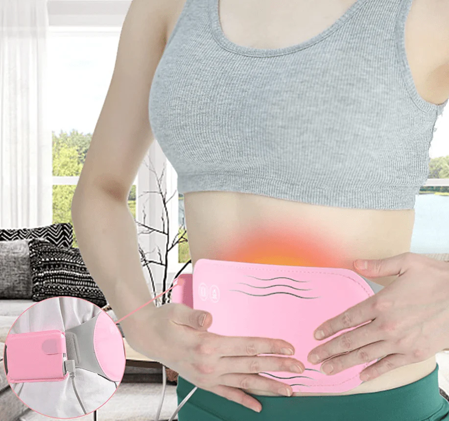 Relaxheat – Calefacción abdominal eléctrica con función de vibración para alivio del dolor