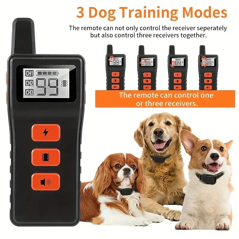 Sistema de collar de entrenamiento para perros AstraPaw remoto e impermeable