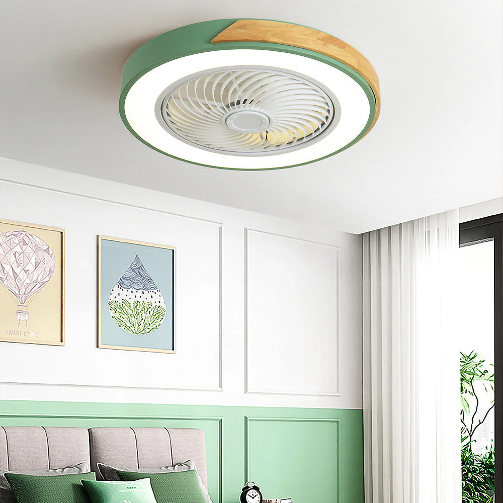 Ventilador de techo ArborLux Timber con luz LED de bajo consumo energético