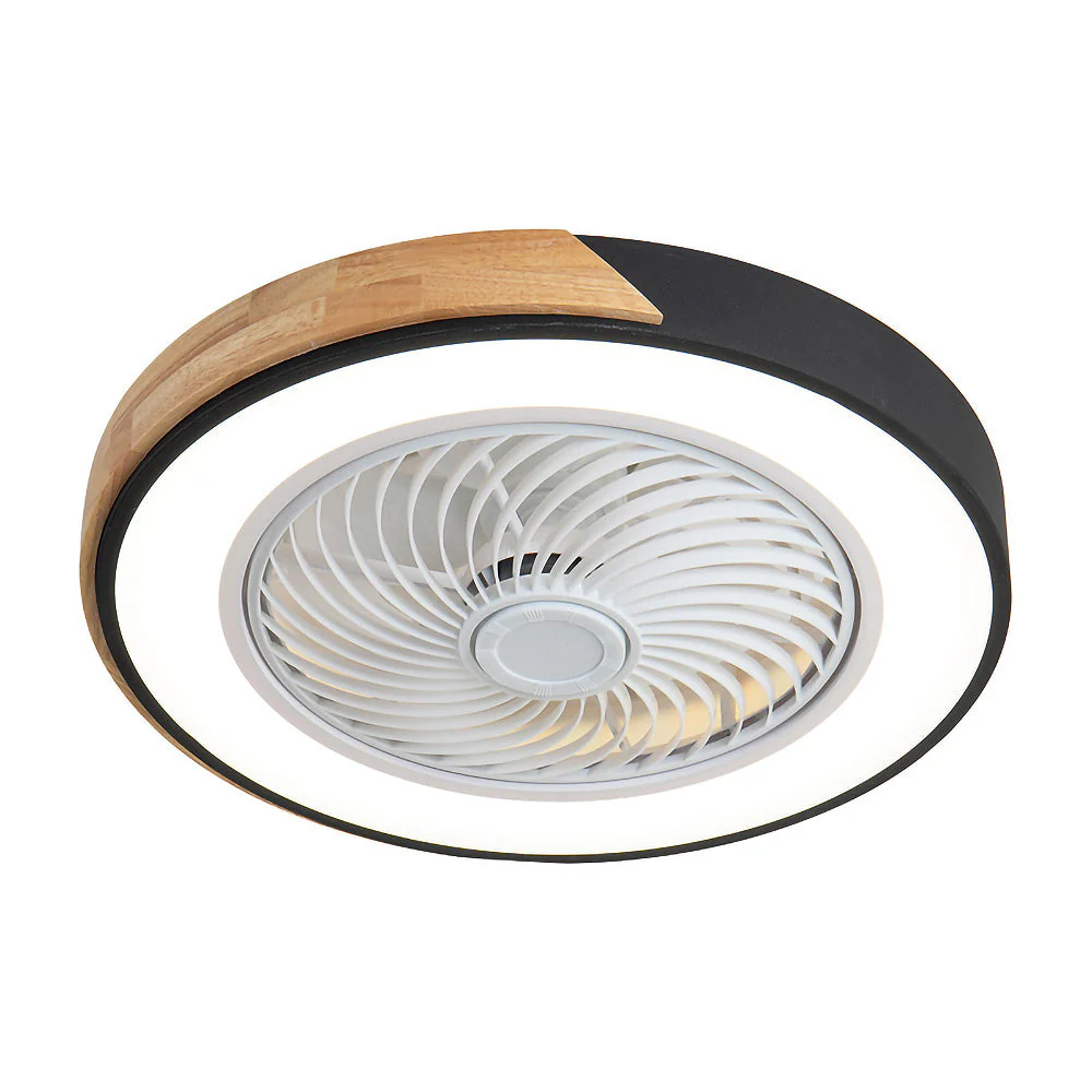 Ventilador de techo ArborLux Timber con luz LED de bajo consumo energético