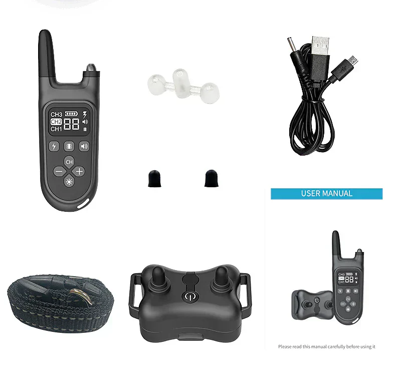 Collar de Entrenamiento Remoto para Perros AstraPaw con Pitido, Vibración y Descarga