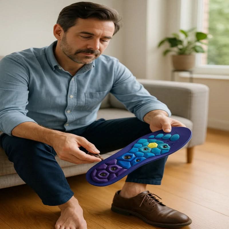 POLARITYPATH – Plantillas magnéticas de acupresión para un soporte equilibrado