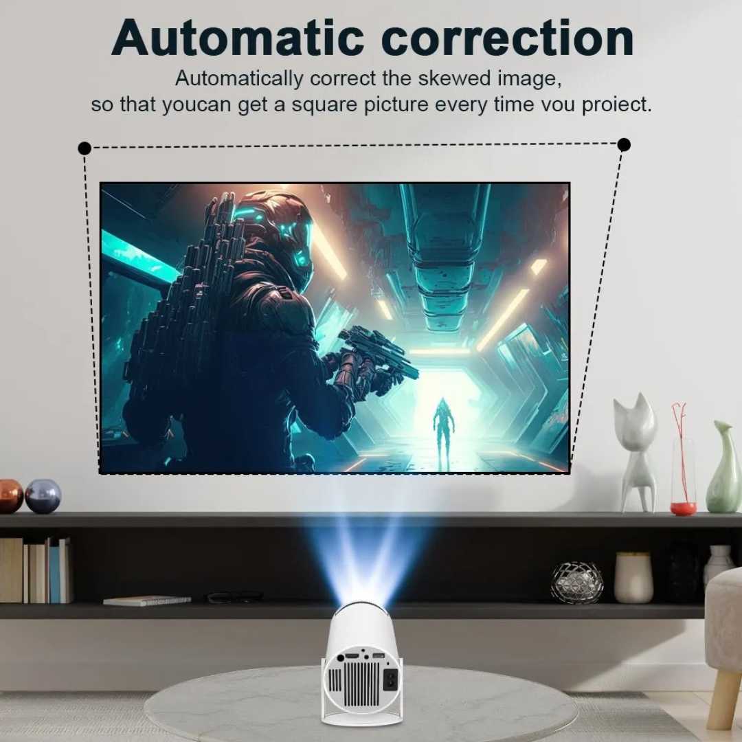 Proyector Aurelux Android 11 WiFi 6 720p Cine en Casa