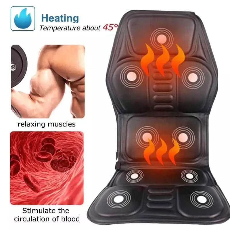 RelaxCushion – Cojín eléctrico de masaje para la espalda con función de calor