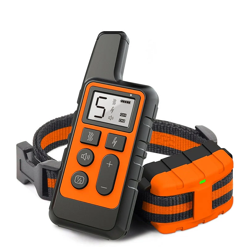 Collar de Entrenamiento para Perros AstraGuard Pro Impermeable, Alcance de 500m