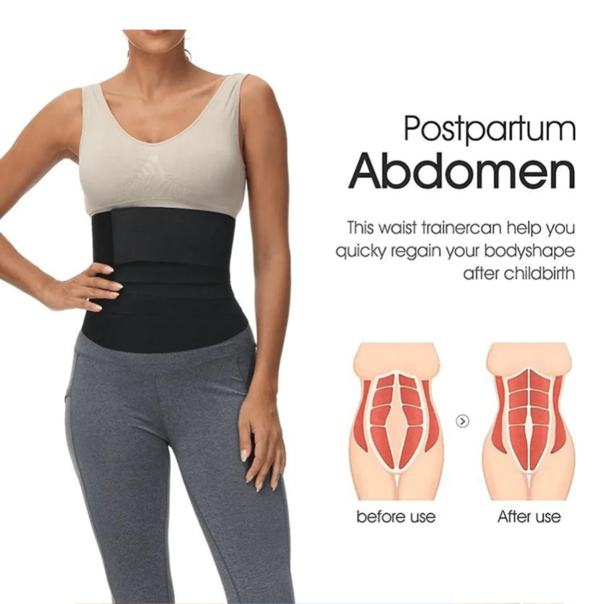 Wonder Waistband – Cinturilla invisible para moldear la figura y quemar grasa