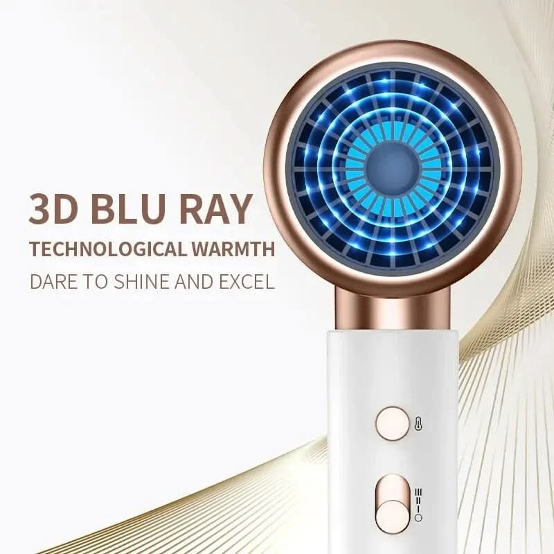 PowerGloss Secador de pelo 2400W – Tecnología iónica y diseño elegante para todo tipo de cabello