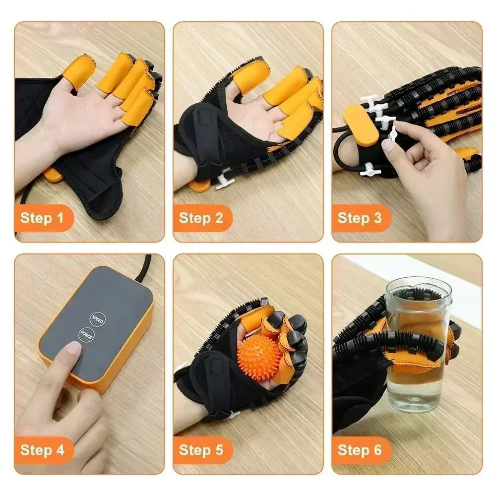 SYNCHROGRIP – Guante entrenador de mano automático para rehabilitación en casa y desarrollo de fuerza