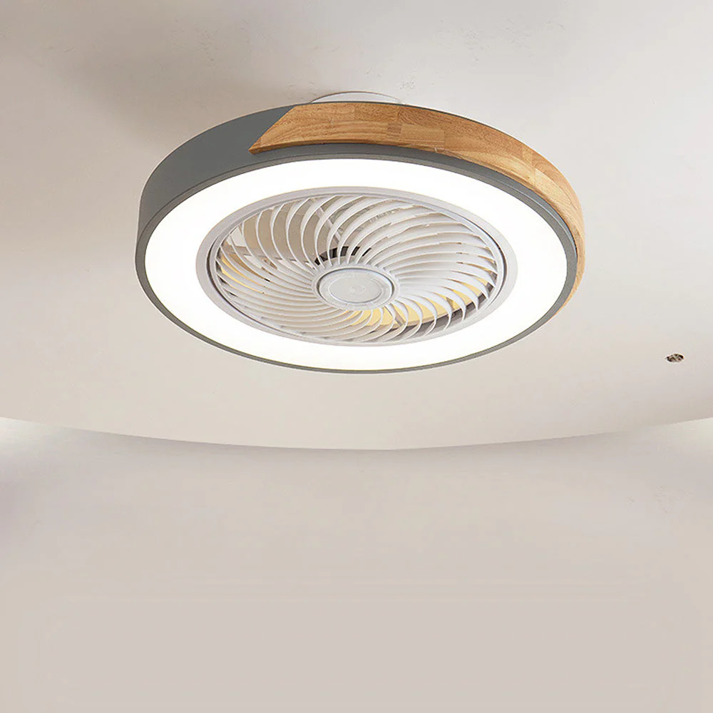 Ventilador de techo ArborLux Timber con luz LED de bajo consumo energético