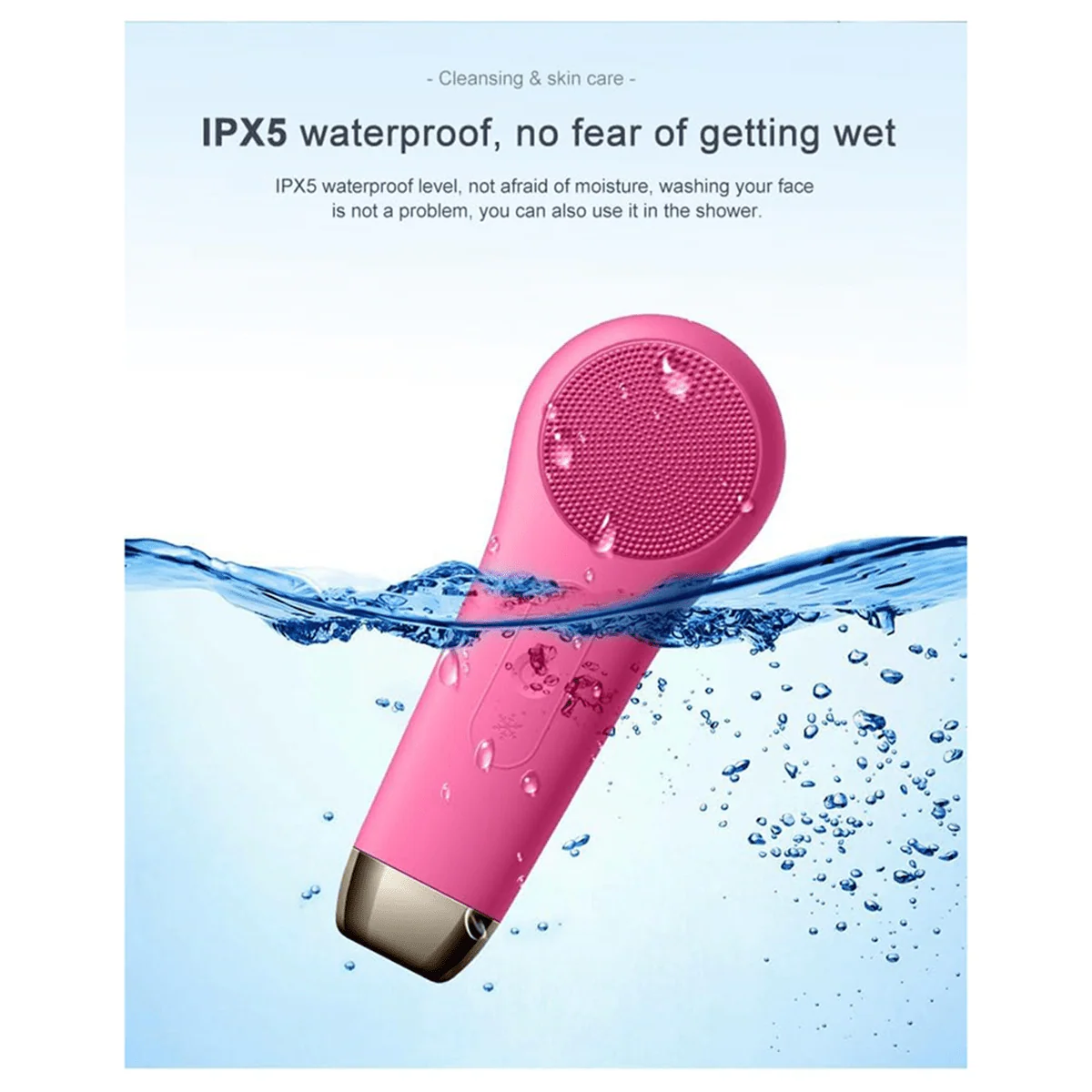 Velura Glow – Cepillo facial 3 en 1 para una piel radiante y saludable