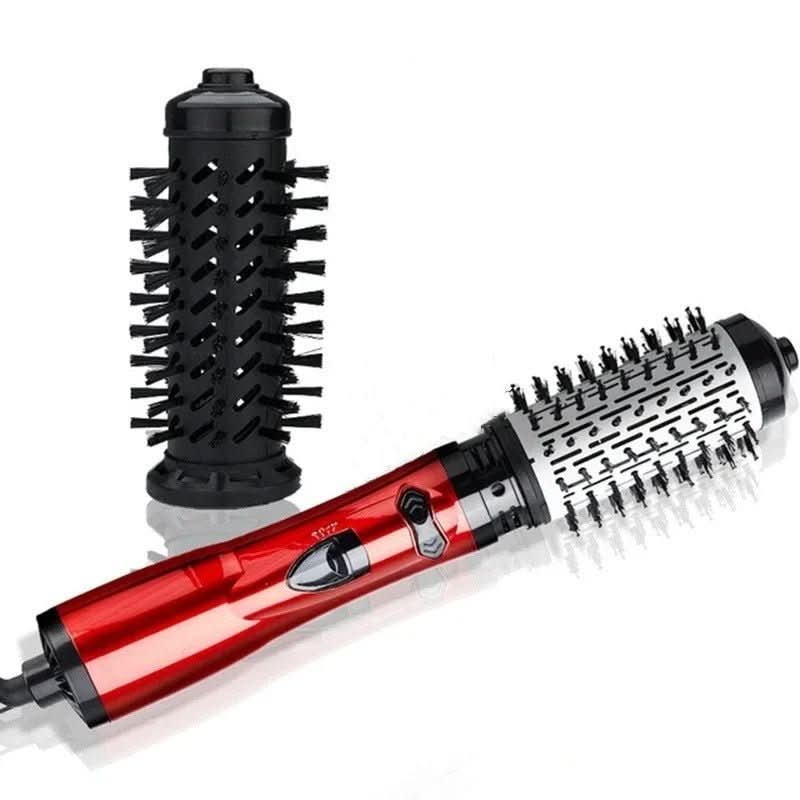 Revolveglam – Estilizador de cabello eléctrico 3 en 1 con secador, cepillo y función de rizador