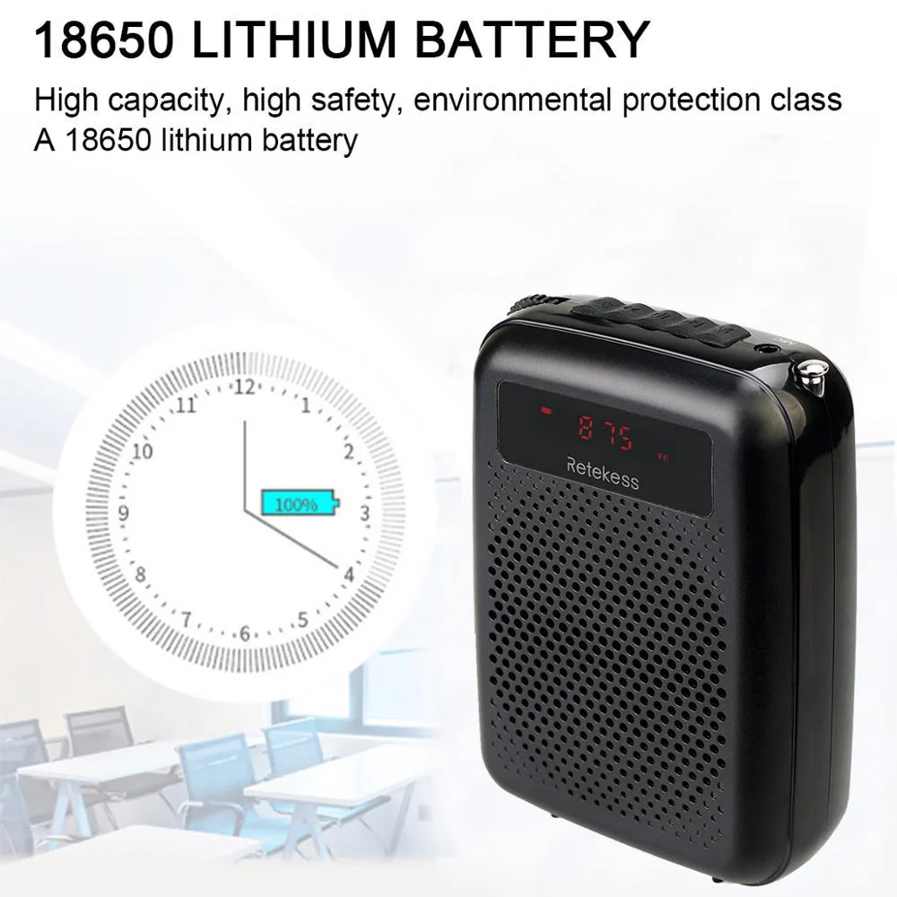 Amplificador de voz ClassAmp para profesores con grabación