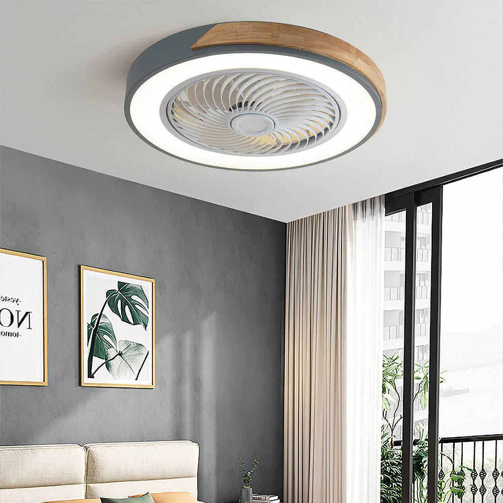 Ventilador de techo ArborLux Timber con luz LED de bajo consumo energético