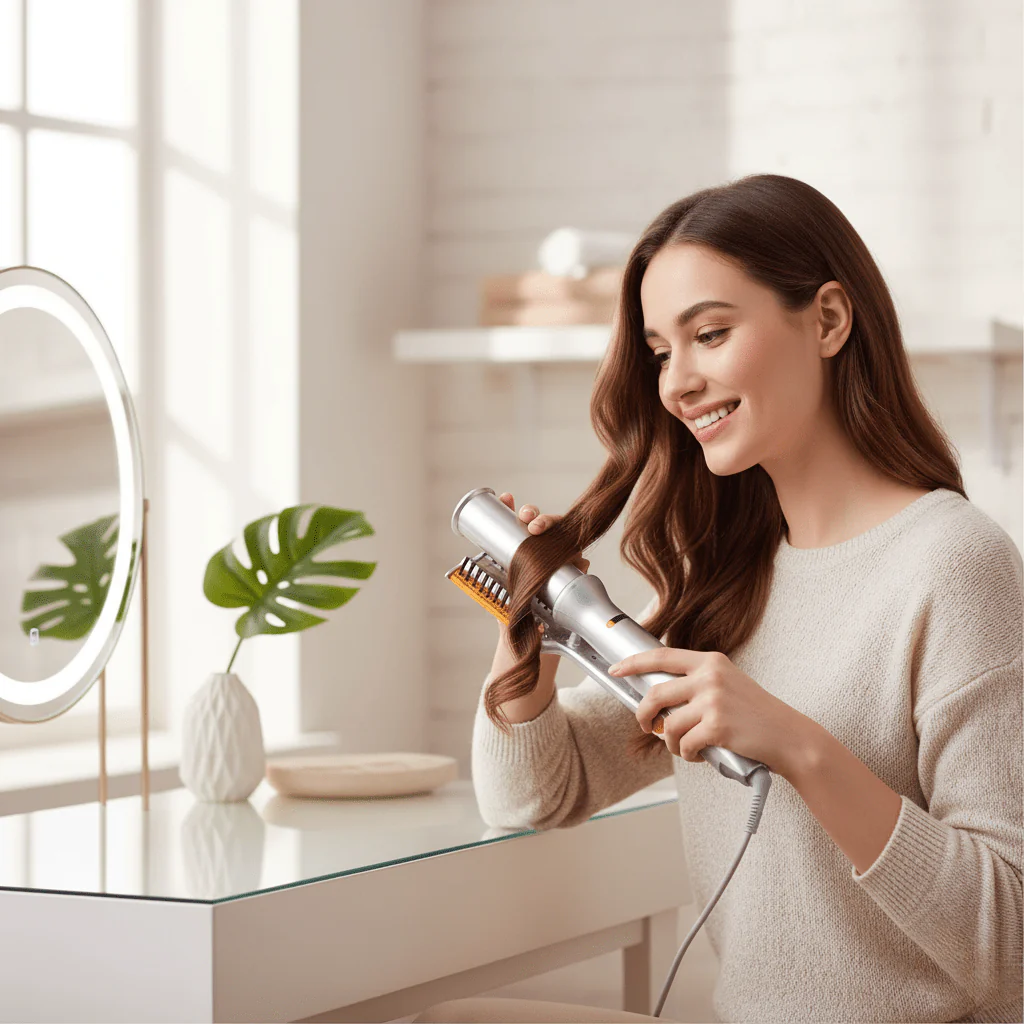 STYLEMAX – Cepillo rotatorio 2 en 1 para un peinado sin esfuerzo