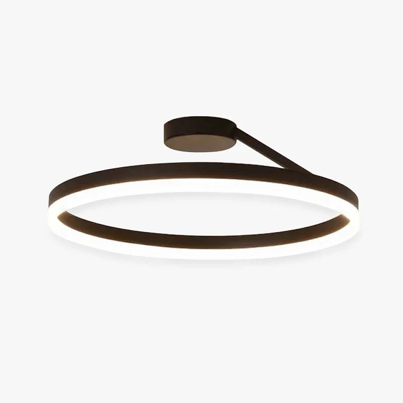 Luz de techo LED dorada AureliaGlow para salas de estar