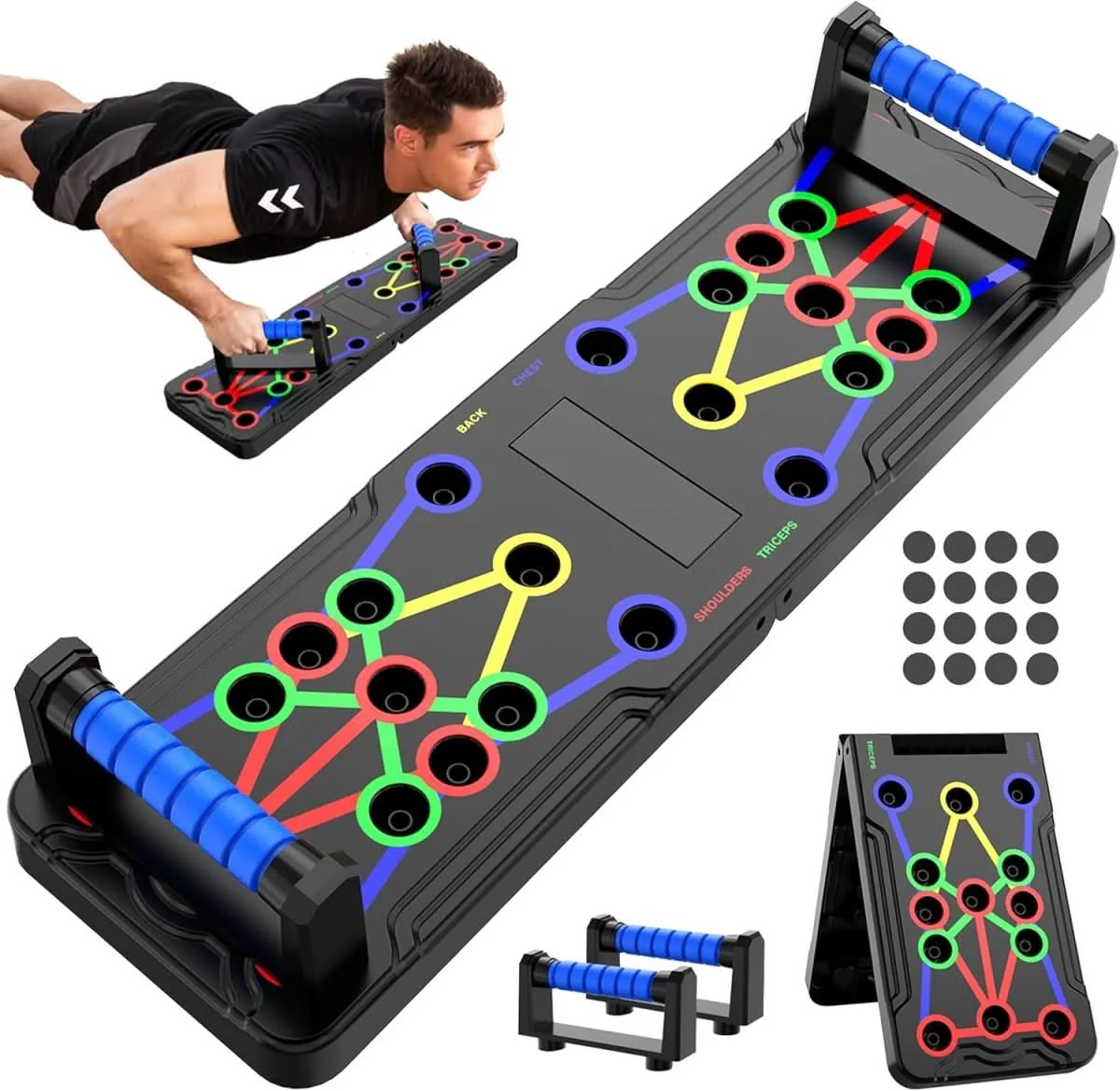 PowerFlex – Tabla de entrenamiento multifuncional para pecho, hombros y tríceps