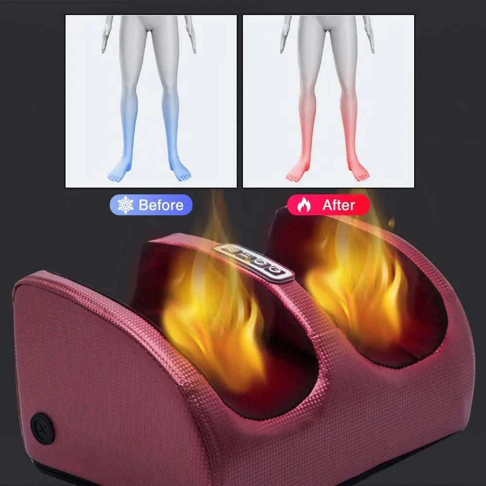 Soothestep – Masajeador de pies Shiatsu de lujo con función de calor | 12 bolas de masaje 3D y temporizador
