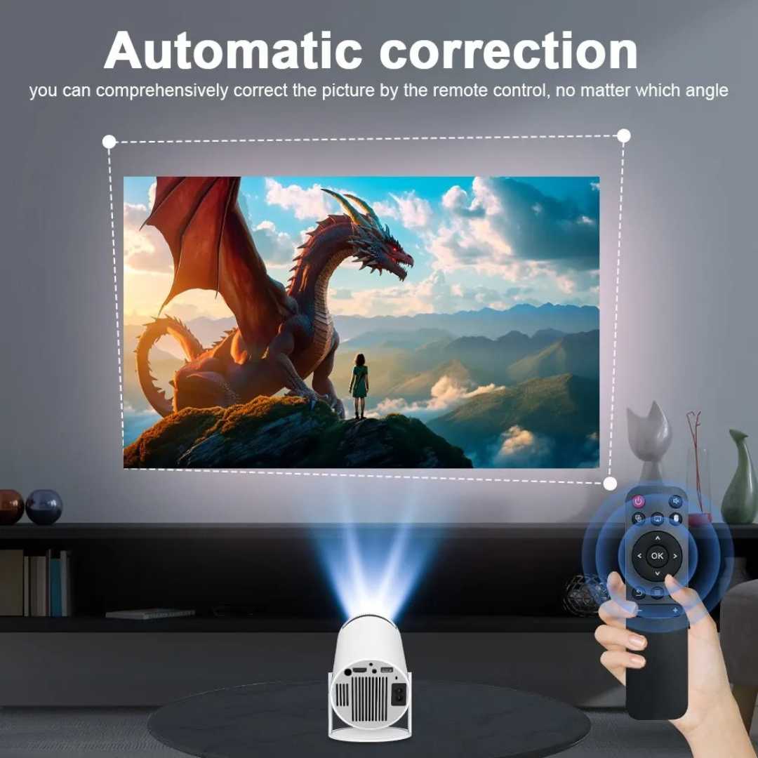 Proyector Aurelux Android 11 WiFi 6 720p Cine en Casa