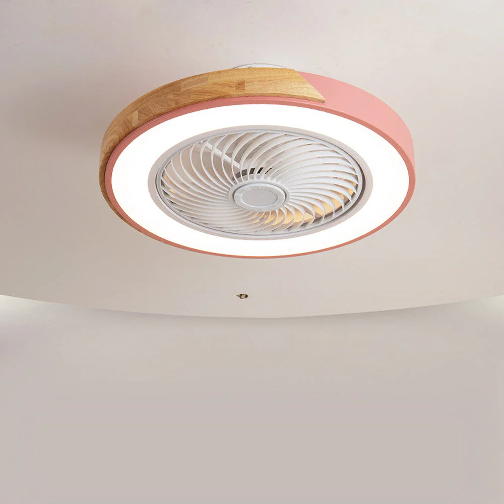 Ventilador de techo ArborLux Timber con luz LED de bajo consumo energético