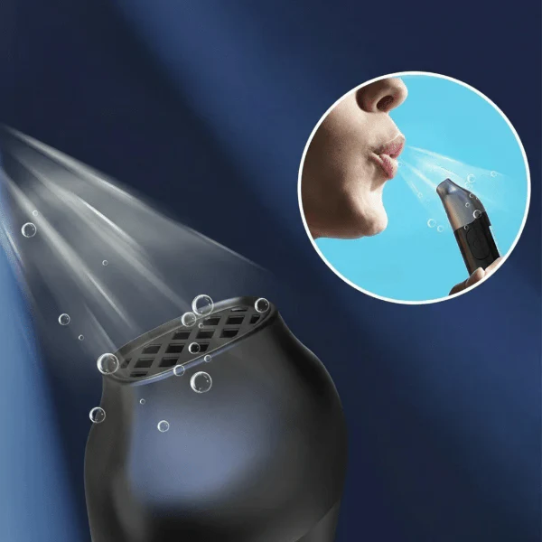 BREATHCHECK – Alcoholímetro instantáneo con carga USB y resultados en 3 segundos