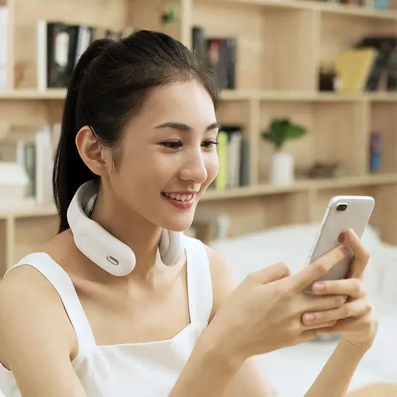 Ekorelief – Masajeador eléctrico para cuello con función de calor para aliviar el dolor