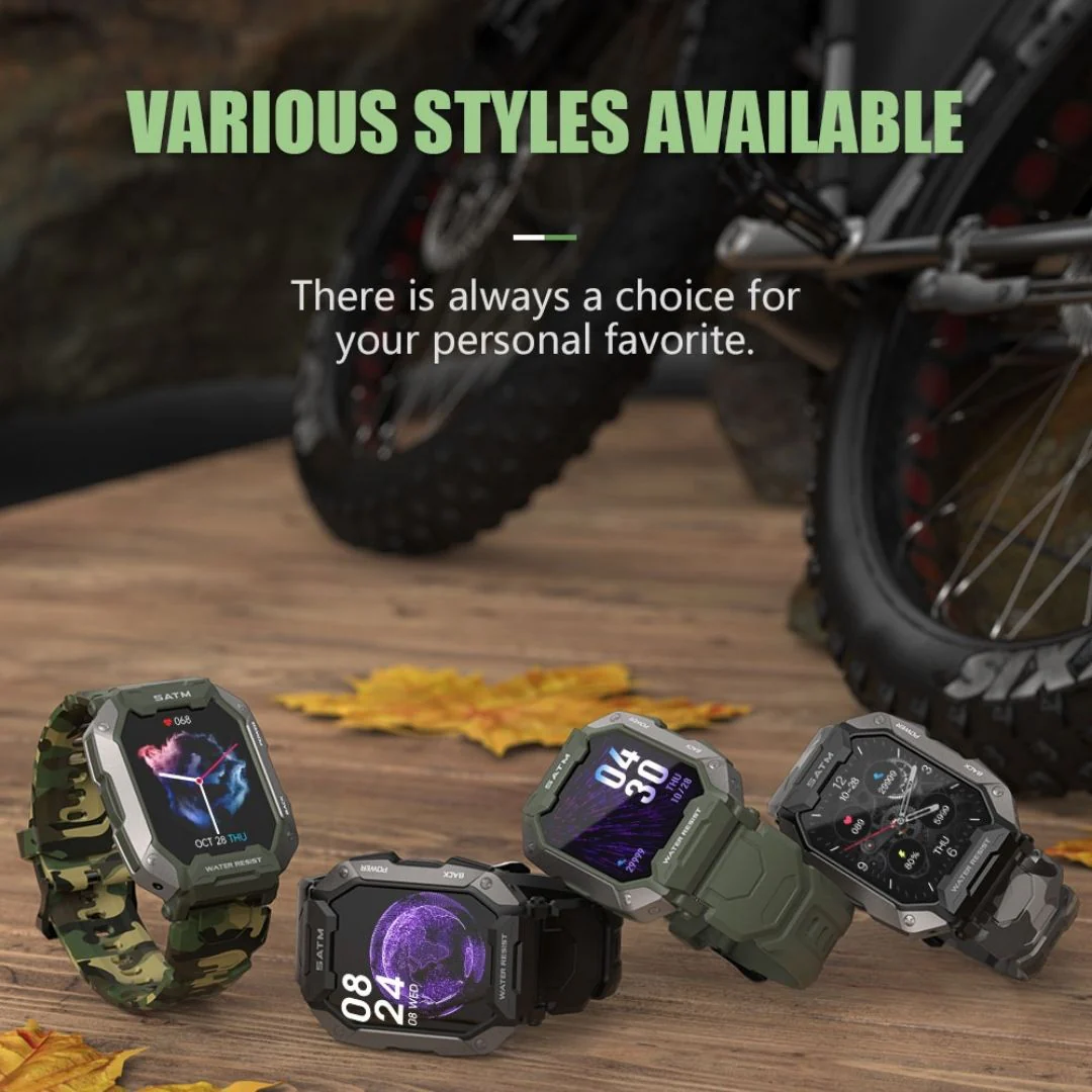 Reloj inteligente militar táctico Aegis con batería extendida