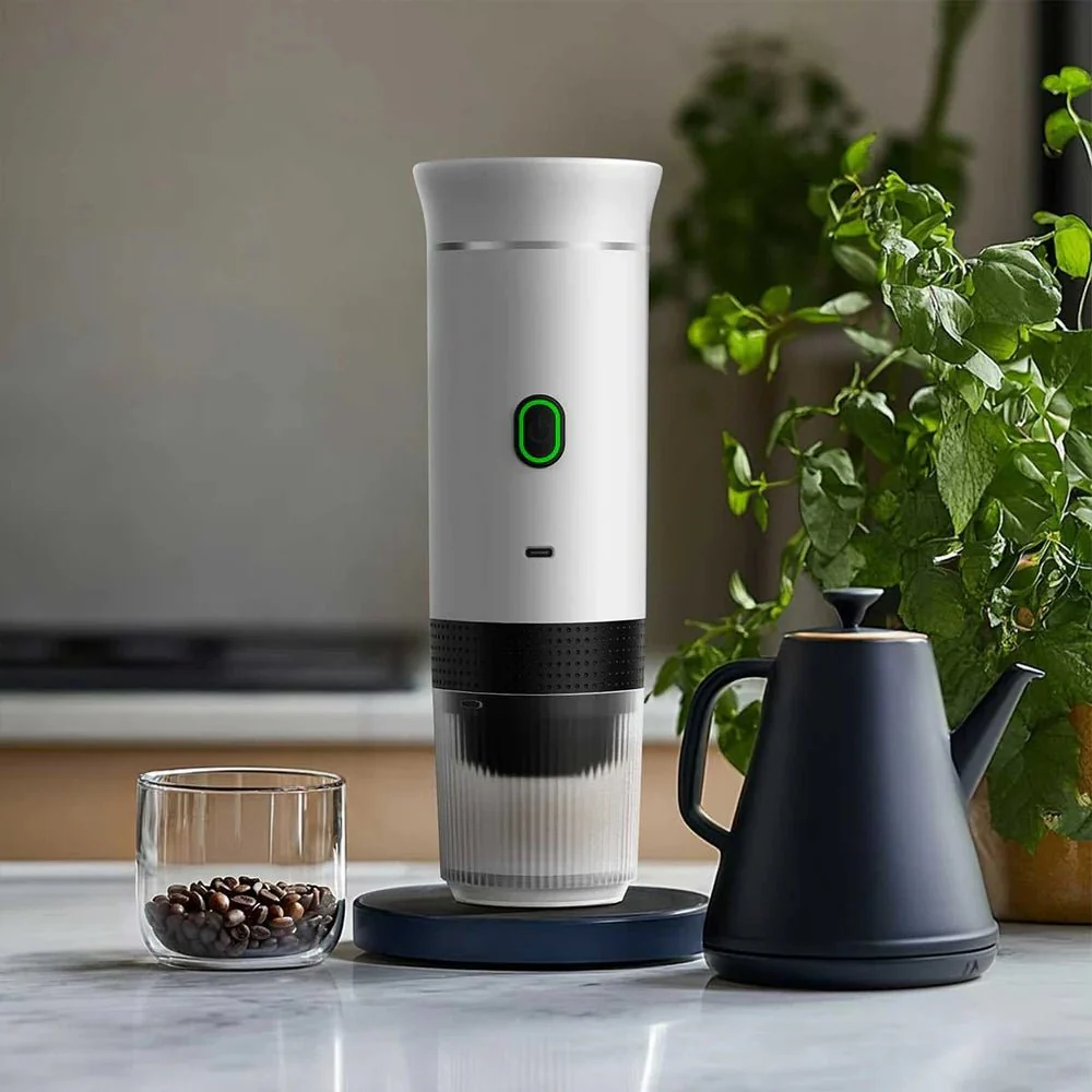 Cafetera portátil 3 en 1: espresso, capuchino, goteo