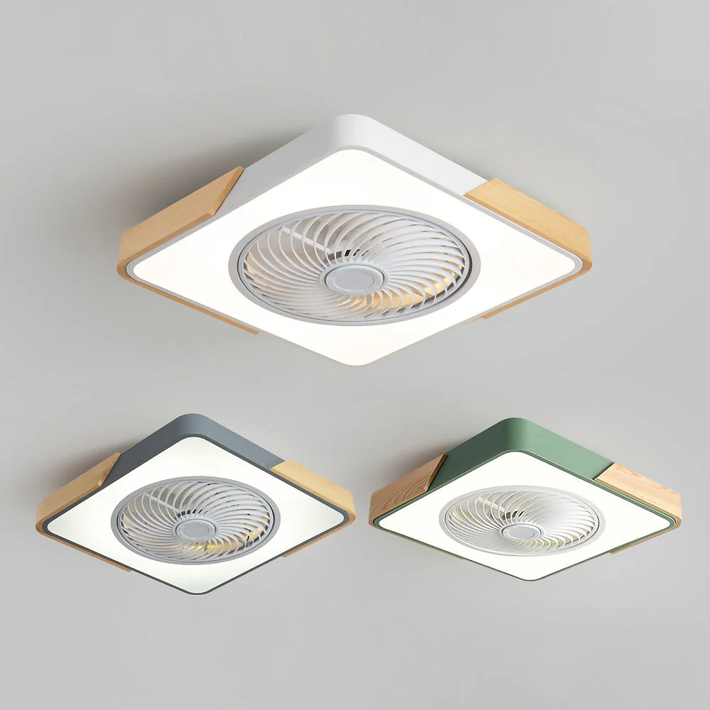 Ventilador de techo ArborLux Timber con luz LED de bajo consumo energético