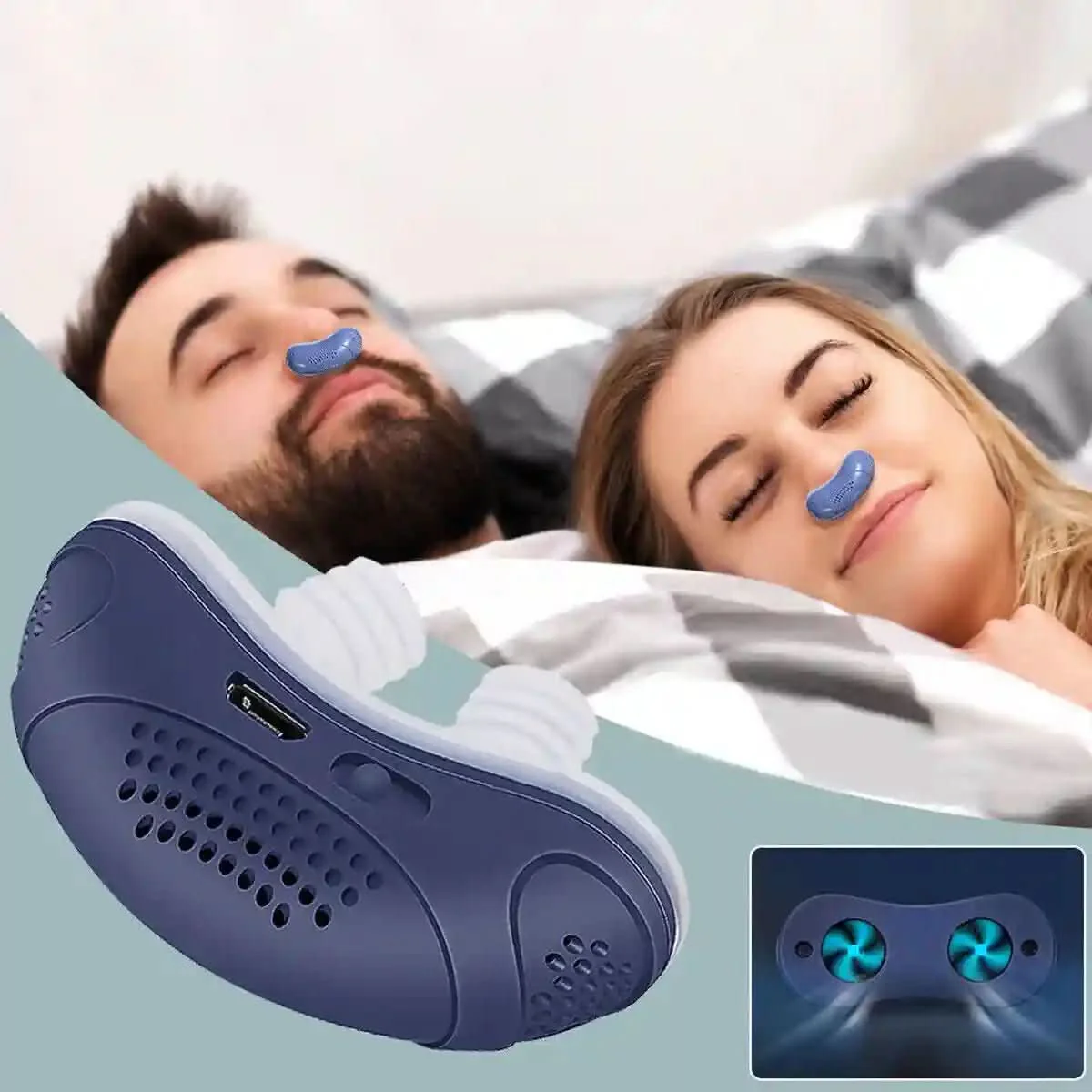 MICROBREATH – Dispositivo CPAP compacto contra el ronquido y la apnea del sueño