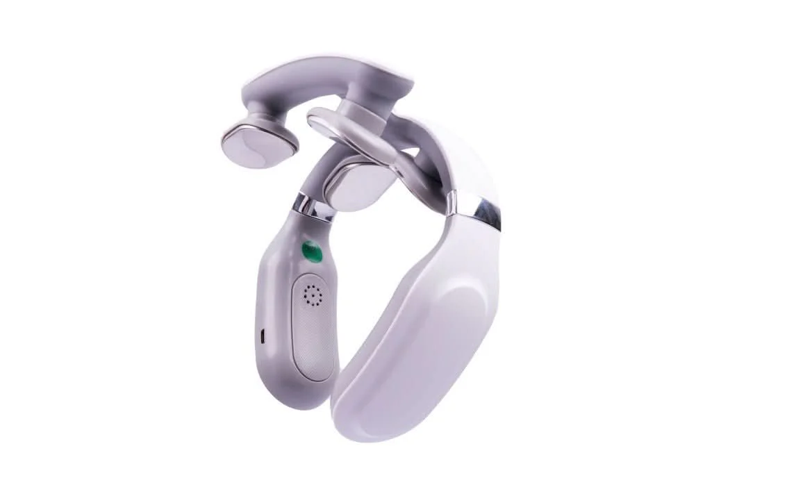 Masajeador de cuello de lujo – dispositivo de masaje para cuello 4 en 1 con calor y vibración