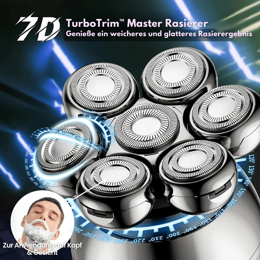 Flexishave Pro – Afeitadora eléctrica 7D con protección contra agua IP68 y carga USB