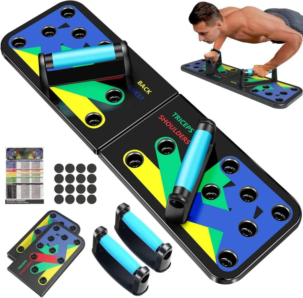 PowerFlex – Tabla de entrenamiento multifuncional para pecho, hombros y tríceps