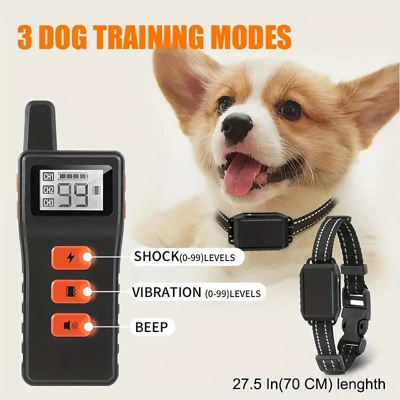 Sistema de collar de entrenamiento para perros AstraPaw remoto e impermeable