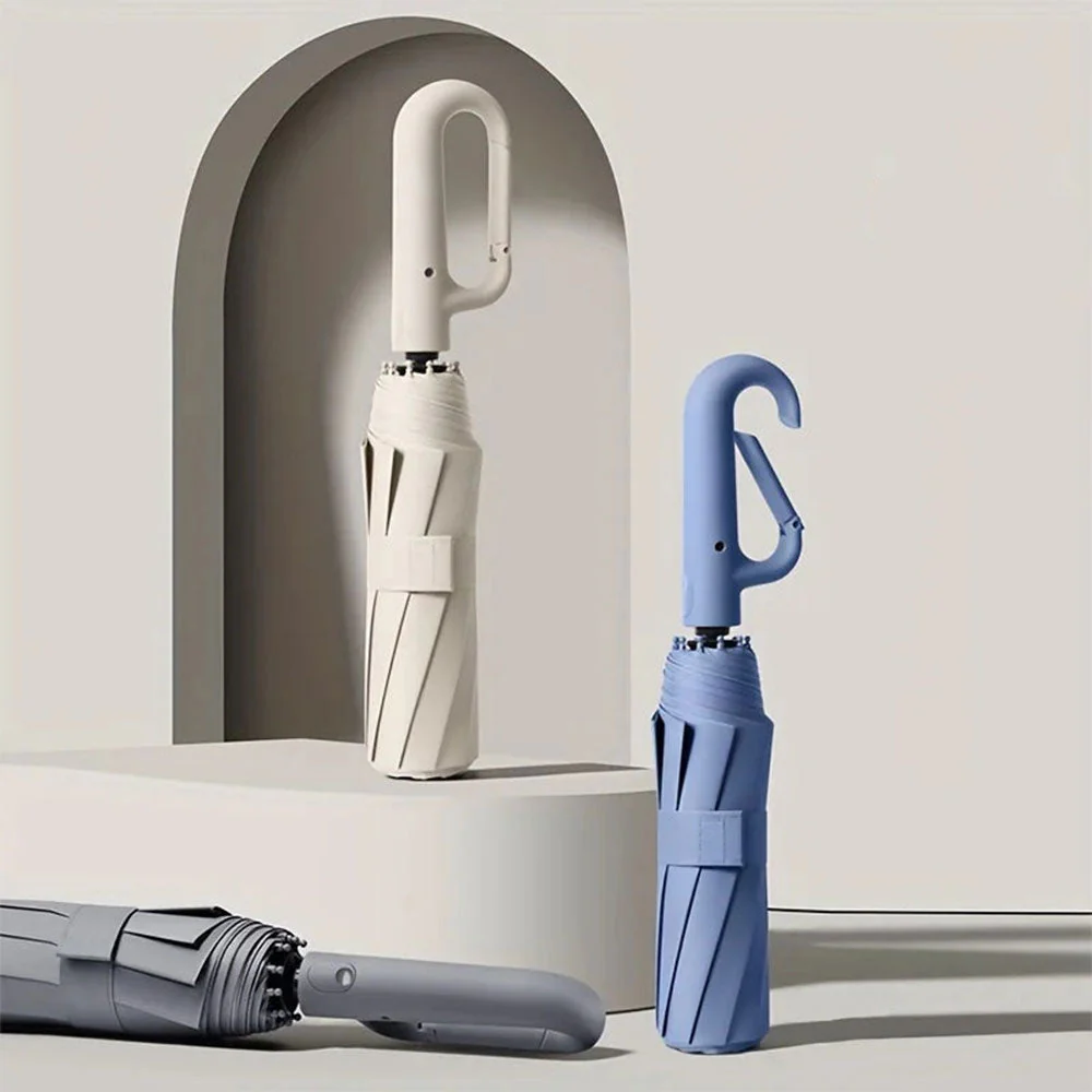 Paraguas compacto reforzado AeroShade con recubrimiento UPF50+