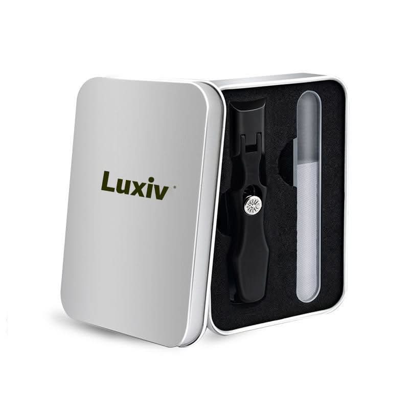 LUXIV – Cortauñas premium para uñas gruesas con cuchillas ultra afiladas