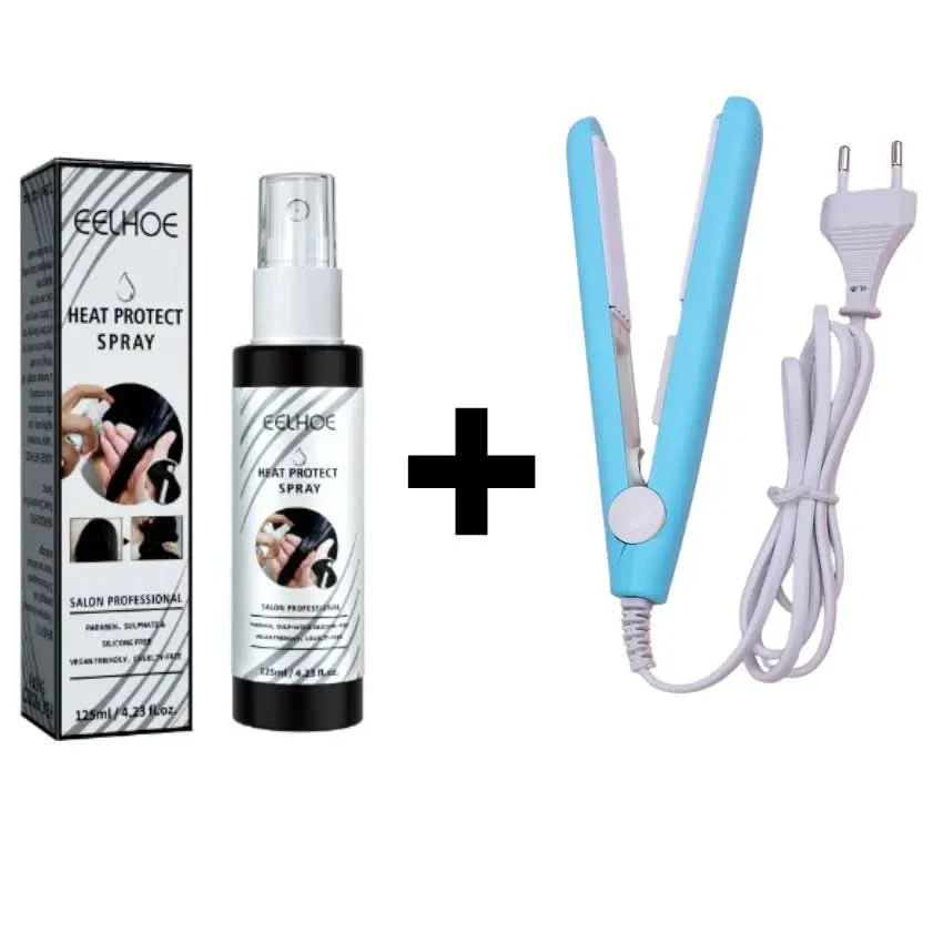 CurlOn Mini Rizador de Pelo – Rizador compacto para ondas suaves y rizos definidos