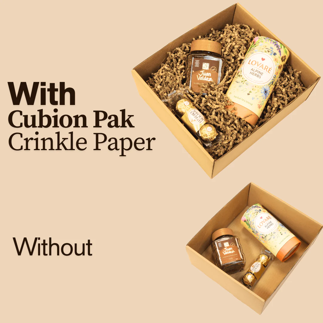 Kraft Crinkle Paper �C Natural, Eco-Friendly Crinkle Cut Paper Filler