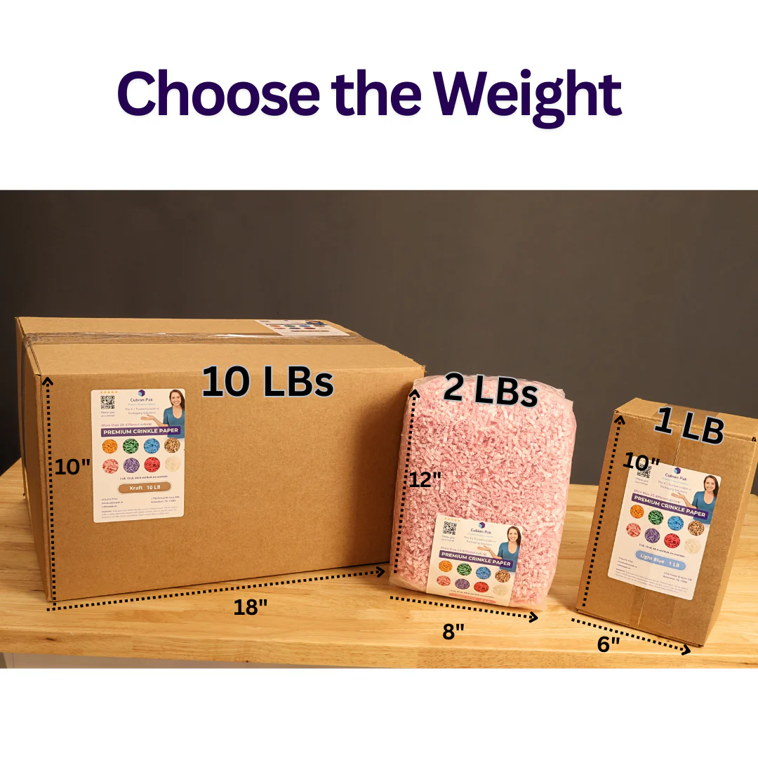 Mixed Yellow and Red Crinkle Paper | Premium Crinkle Cut Shredded Paper for Gifts