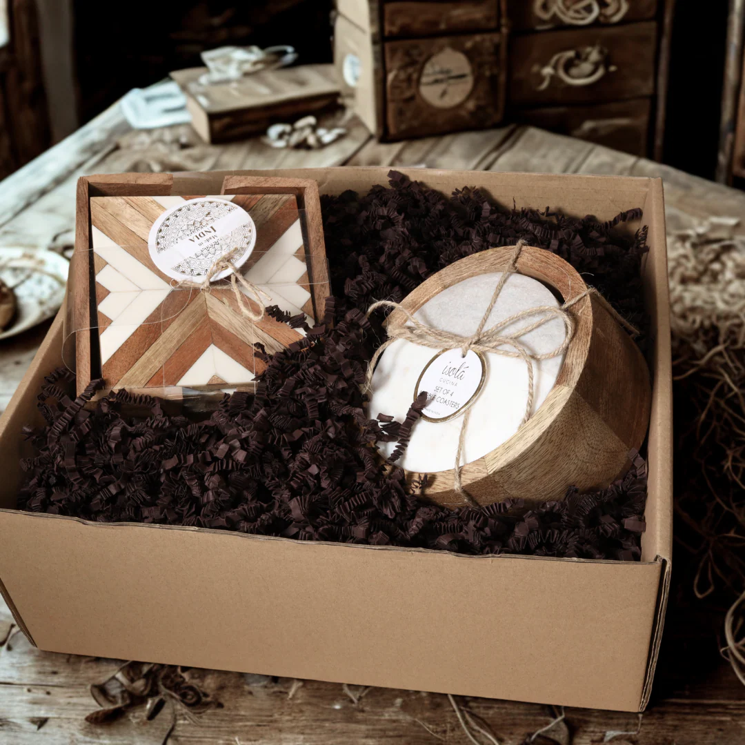 Chocolate Dark Brown Crinkle Paper | Premium Crinkle Cut Shredded Paper for Gifts & Packaging