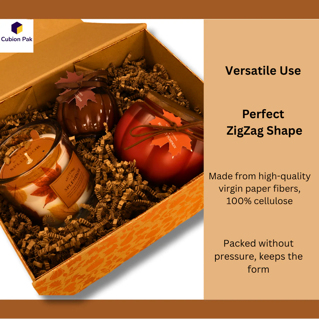 Kraft Crinkle Paper �C Natural, Eco-Friendly Crinkle Cut Paper Filler