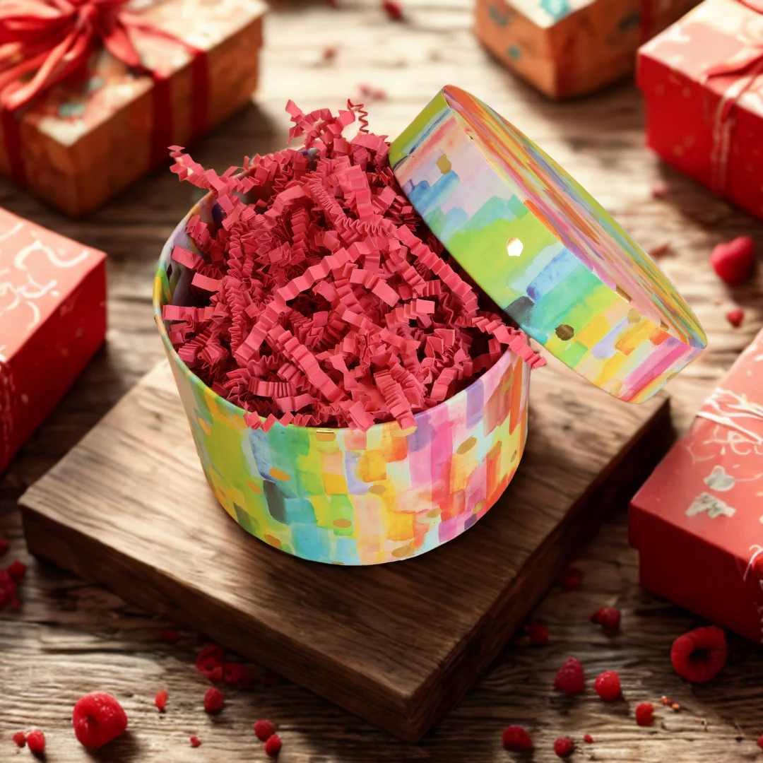 Pink Crinkle Paper Filler �C Premium Gift Basket Filler & Shredded Paper for Gifts | Made in USA
