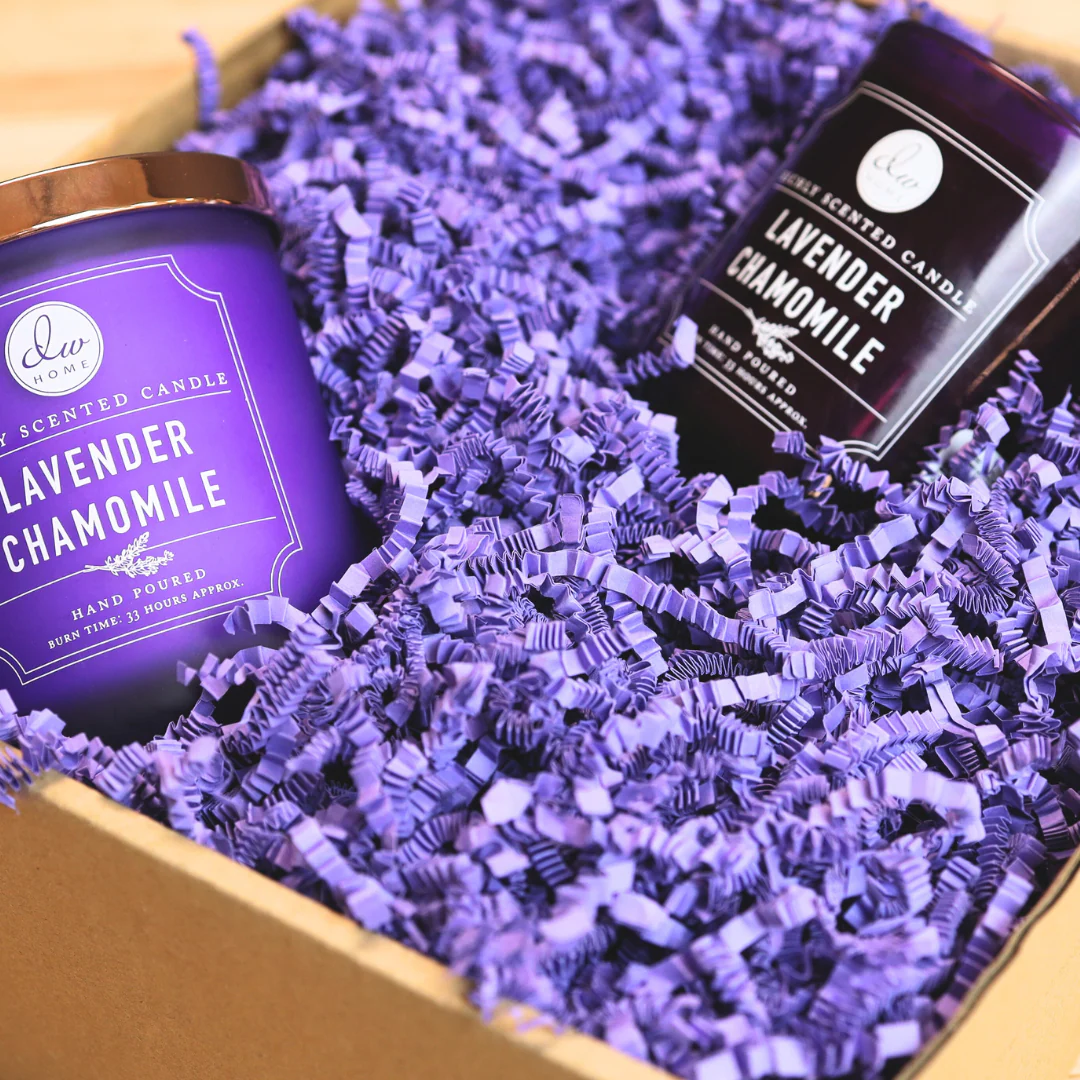 Purple Crinkle Paper | Premium Crinkle Cut Shredded Paper for Gifts & Packaging