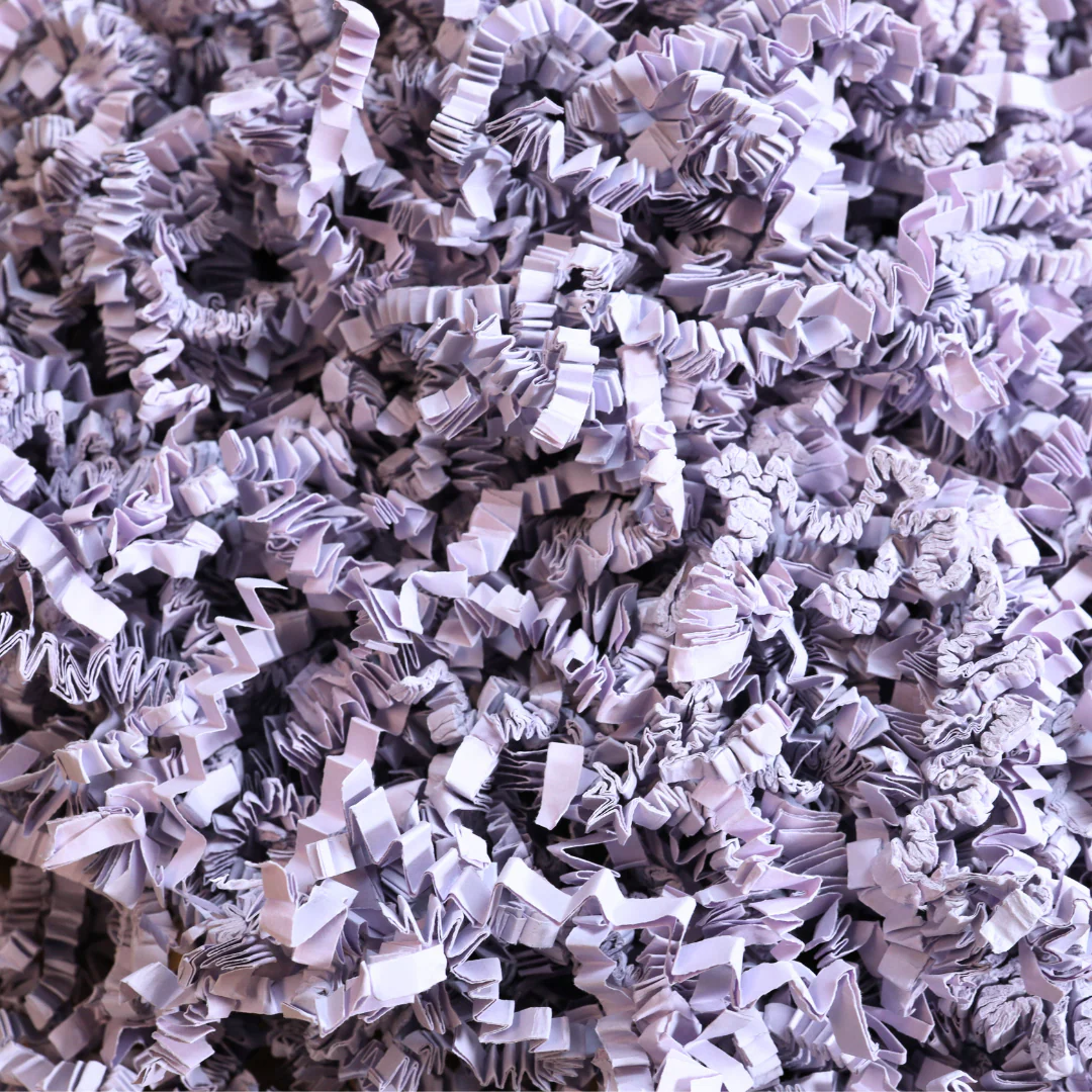 Lilac Crinkle Cut Paper | Premium Crinkle Cut Shredded Paper for Gifts & Packaging